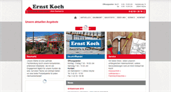 Desktop Screenshot of ernstkoch-baumarkt.de